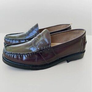 Mens Nunn Bush Lincoln Shoes Burgundy Penny Loafer Leather Dress Shoes Size 12W